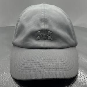 Under Armour Women's Hat Gray UA Free Fit Dad Cap Athletic Adjustable